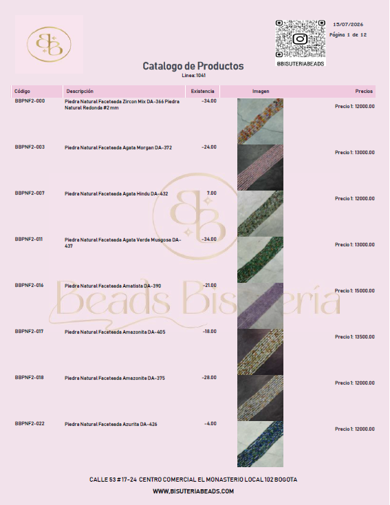 Report1Catalogo Piedra Facetada 150726.pdf
